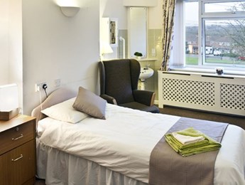 Bedroom at Fairfield care home in Bedworth