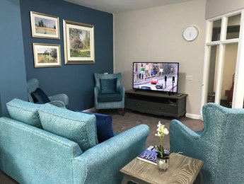 A household lounge at our care home in Fairfield, Bedworth