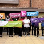 Castle Brook celebrating WCS's Investors in People Platinum award