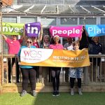 The Limes celebrating WCS's Investors in People Platinum award
