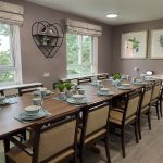 Town lifestyle dining area at The Limes